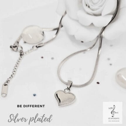 Gargantilla colección heart en color plata