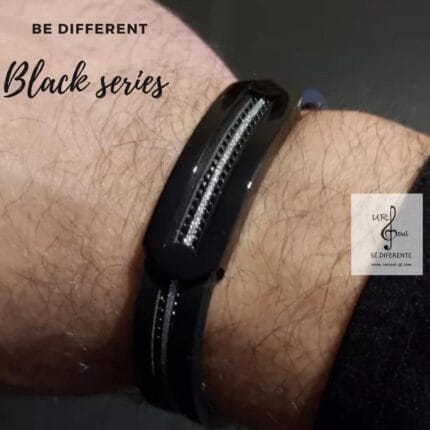 Elegante pulsera Colección Black Series Men