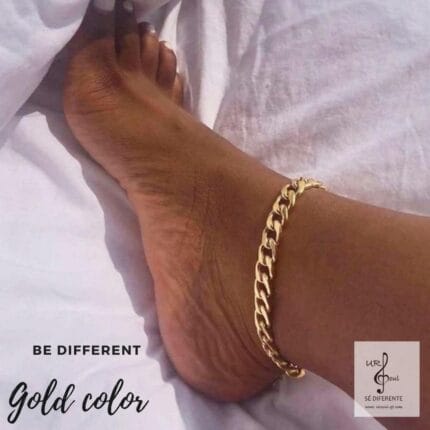 Exclusiva tobillera colección Gold Color