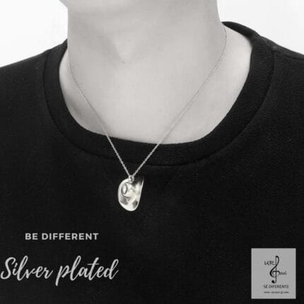 Cadena con dije colección Country silver plated