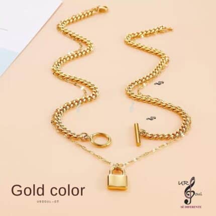 Exclusivo duo colección Gold color