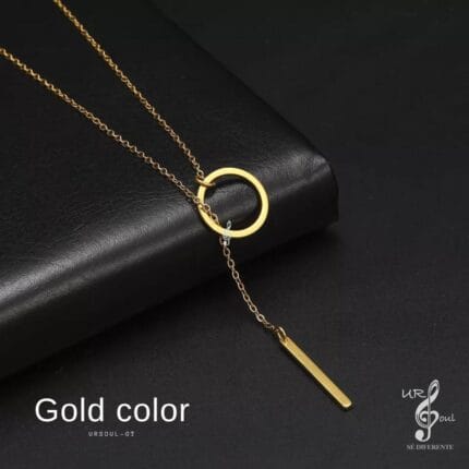 Fina gargantilla Gold color