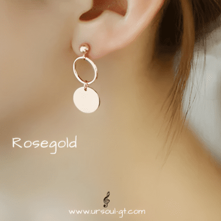 Exclusivos aretes colección Rosegold color