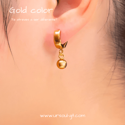 Destaca con elegancia: aretes perfectos para cada día de nuestra colección Gold color