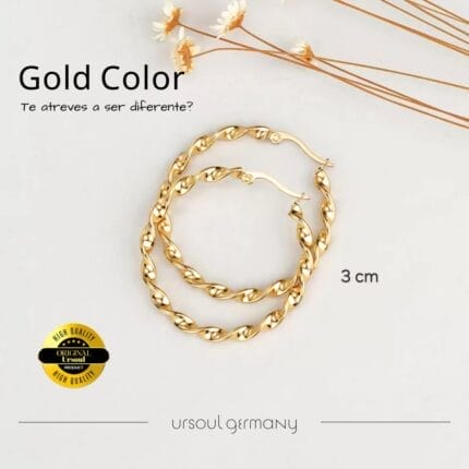 Argollas Entorchadas - La Espiral Dorada de la Elegancia (Colección Gold Color)